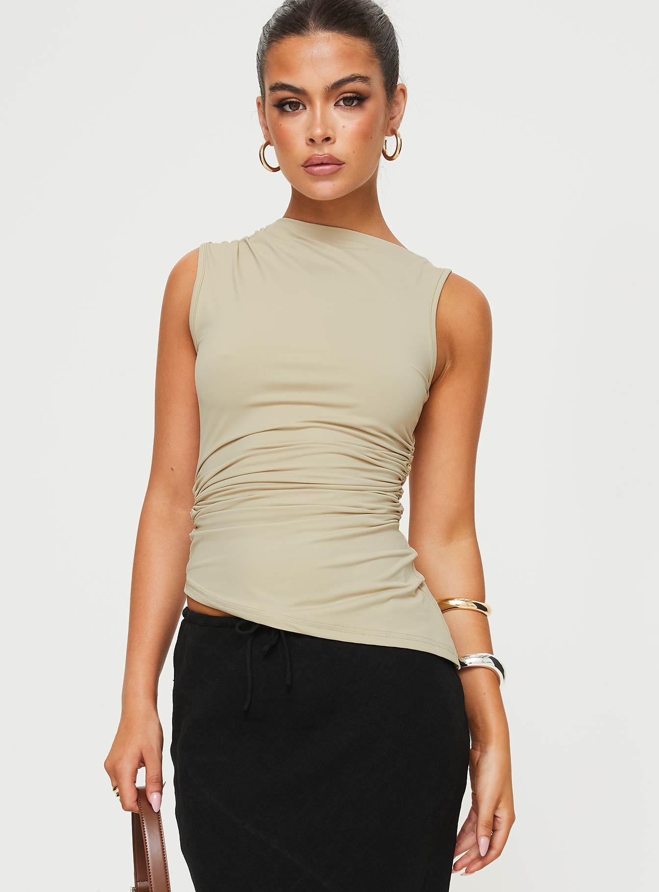 Jassie Top Beige Product Image