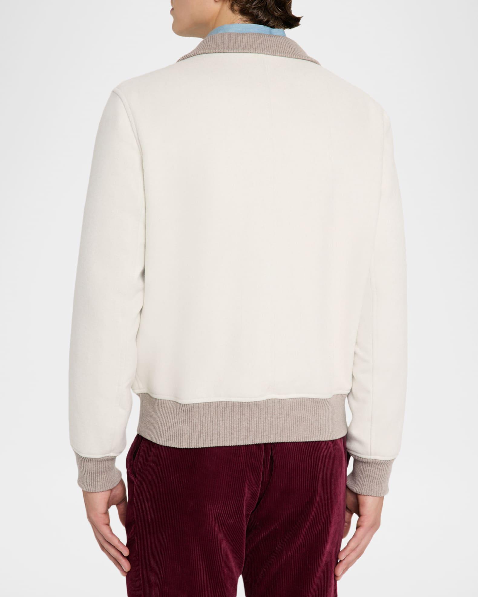 Men's Wool Button-Front Jacket Product Image