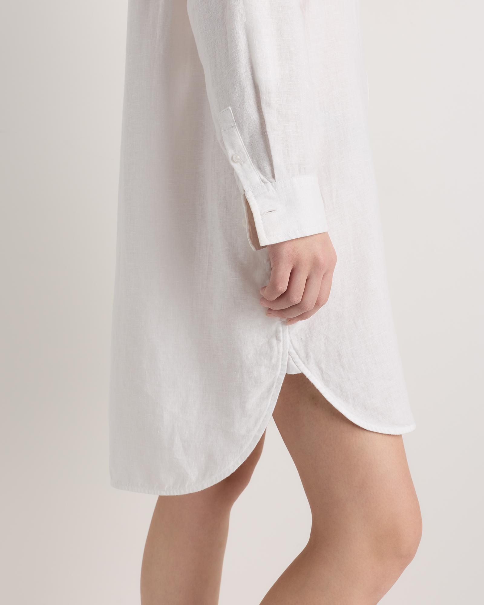 Quince | Women's 100% European Linen Shirt Dress Size XS, Organic Linen Product Image
