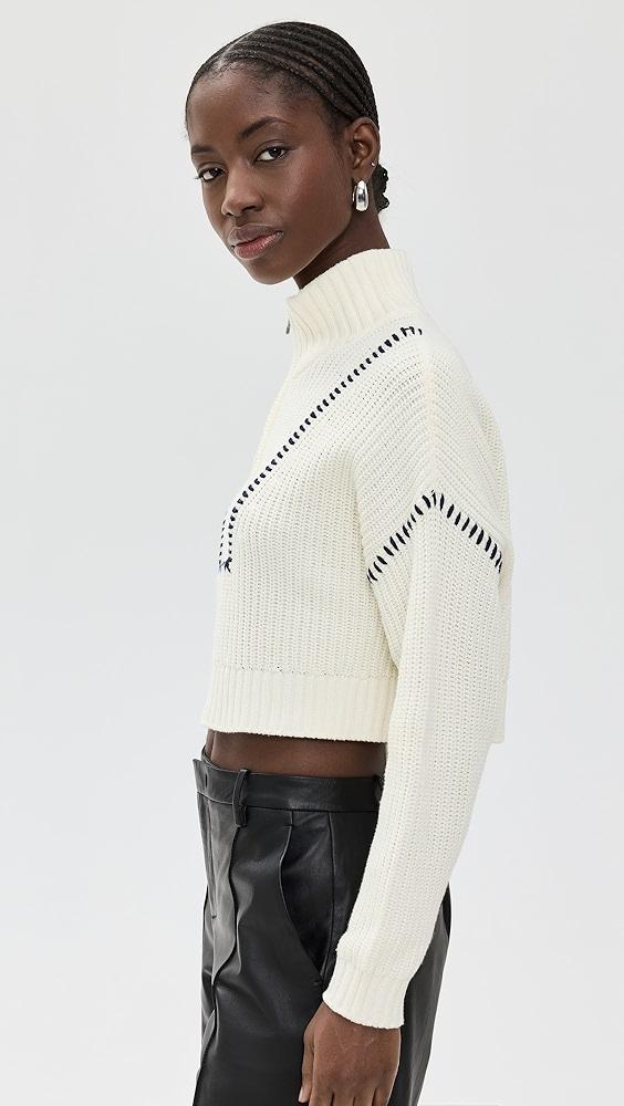 STAUD Cropped Hampton Sweater | Shopbop Product Image