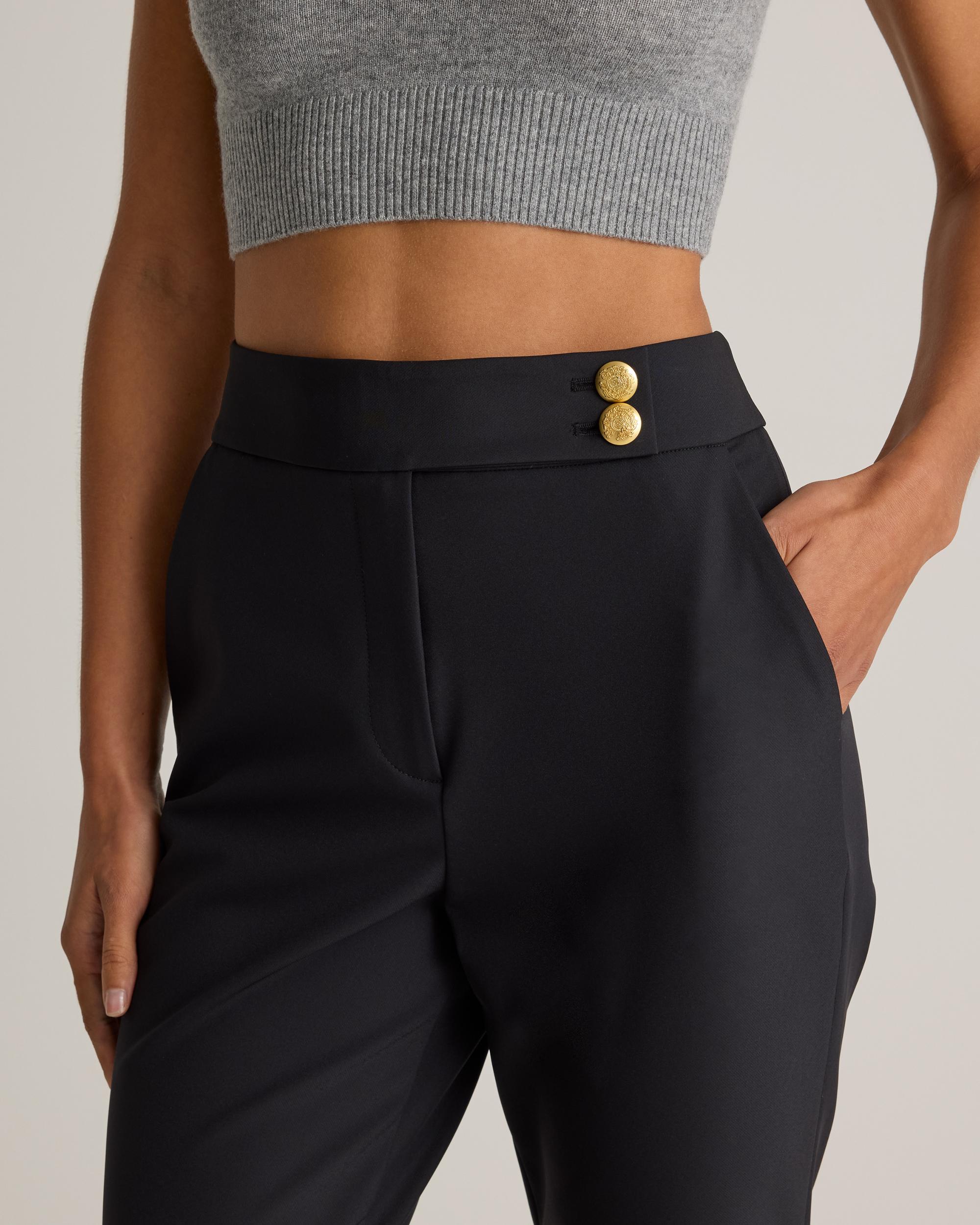 Quince | Women's Scuba Slim Ankle Pants Nylon Product Image