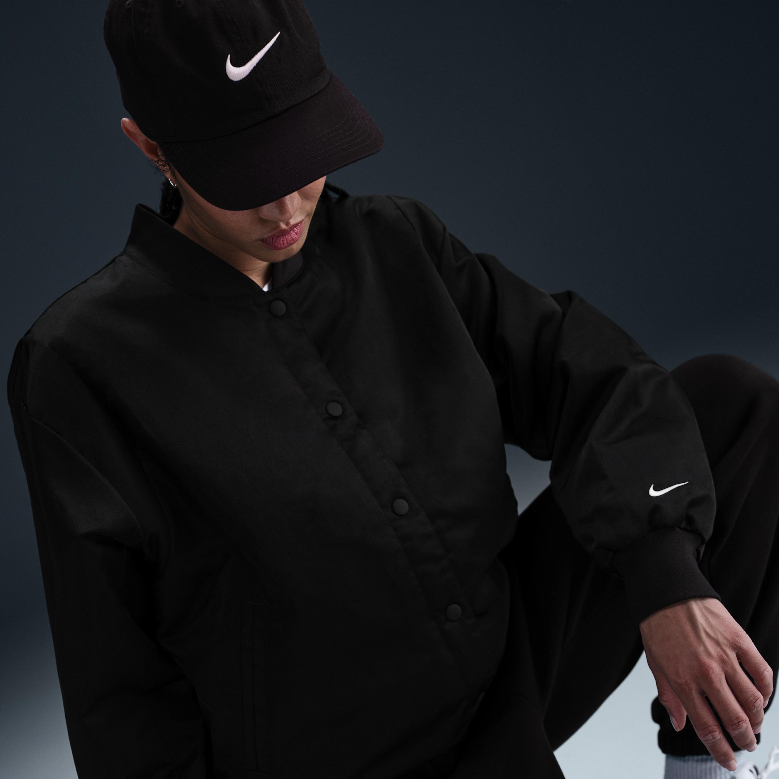 Womens Nike Sportswear Destroyer Oversized Woven Jacket | HJ0971-010 Product Image