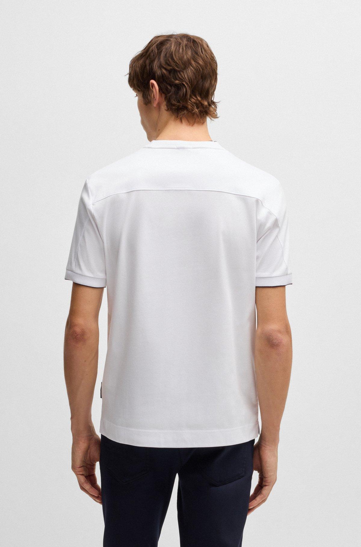 Porsche x BOSS mercerized-cotton T-shirt with special branding Product Image