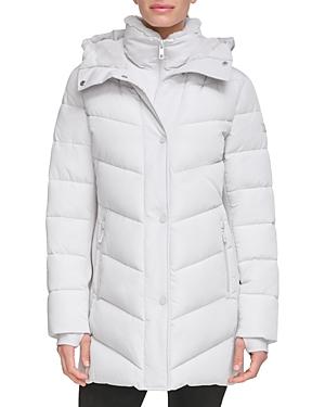 Calvin Klein Faux Fur Trim Puffer Coat Product Image