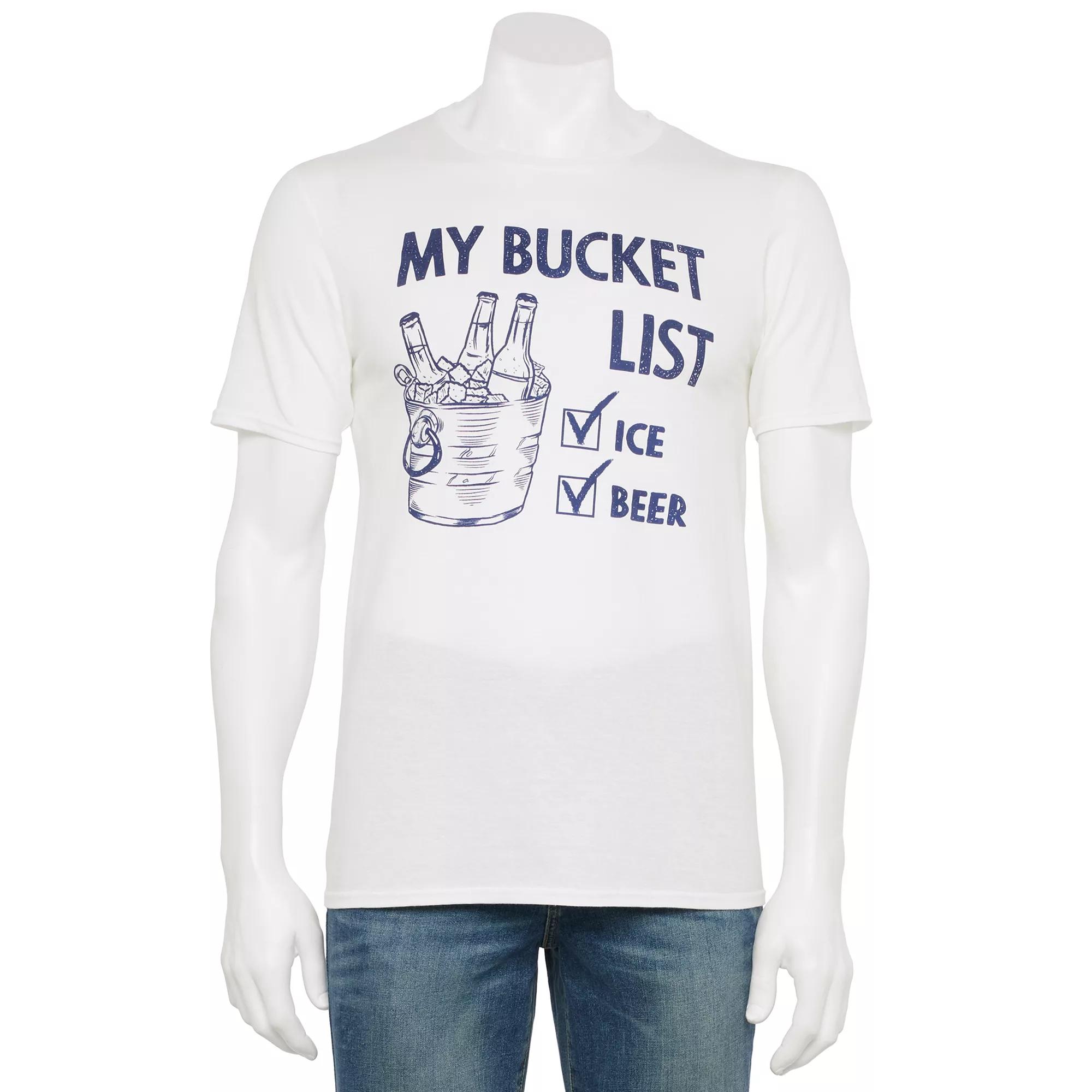 Men's Bucket List Tee,  Product Image