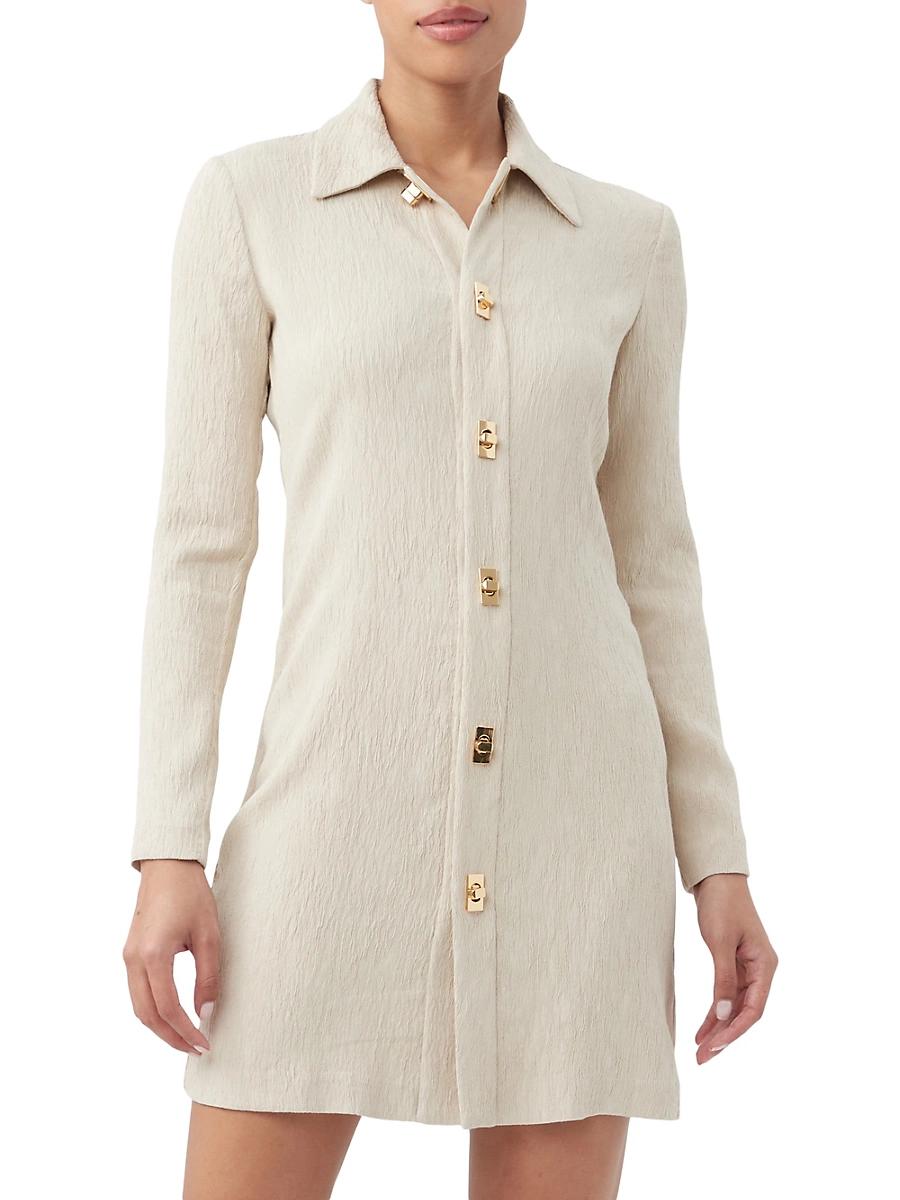 Womens Barika Toggle-Front Minidress Product Image