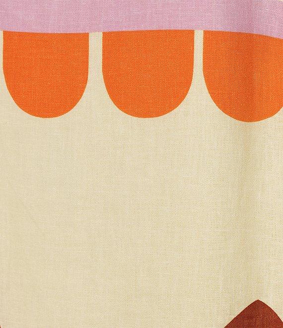 Gianni Bini Kourtney Square Neck Sleeveless Linen Blend Mini Shift Dress Product Image