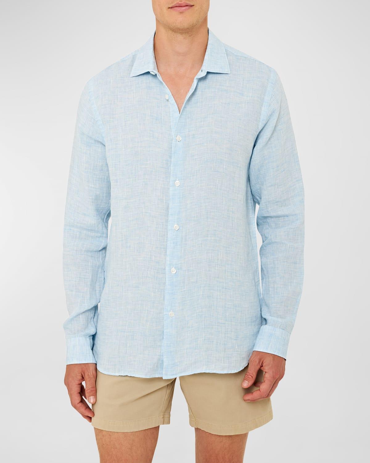 Mens Giles Linen Sport Shirt Product Image