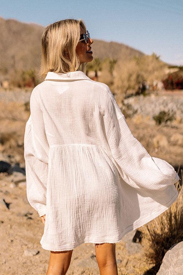 Standing On The Pier Button Up Top Product Image