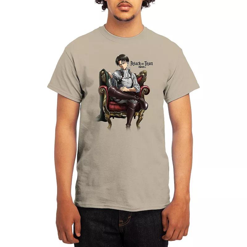 Men's Attack on Titan Levi Throne Graphic Tee, Boy's, Size: XL Product Image