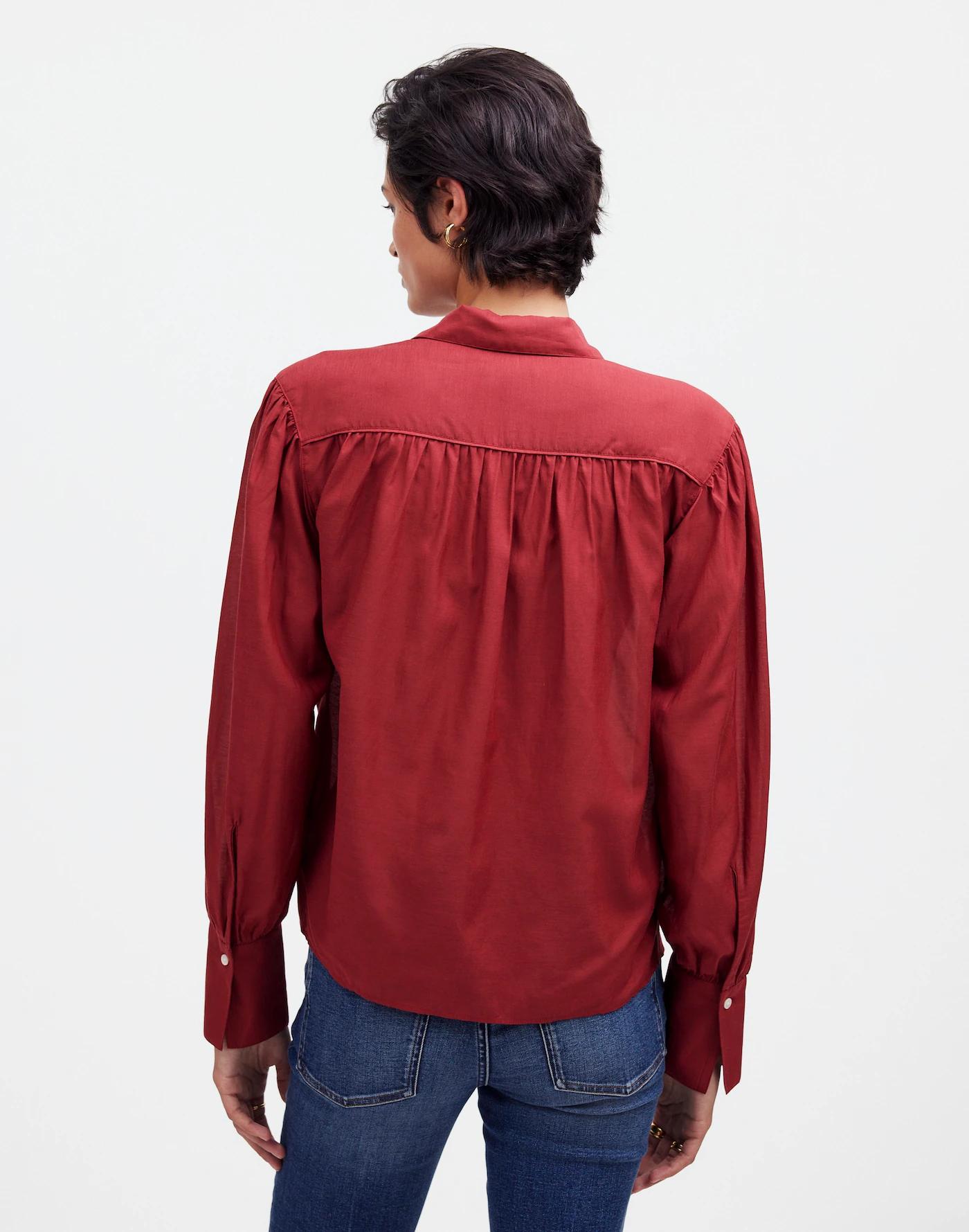 Easy Long-Sleeve Popover Shirt Product Image