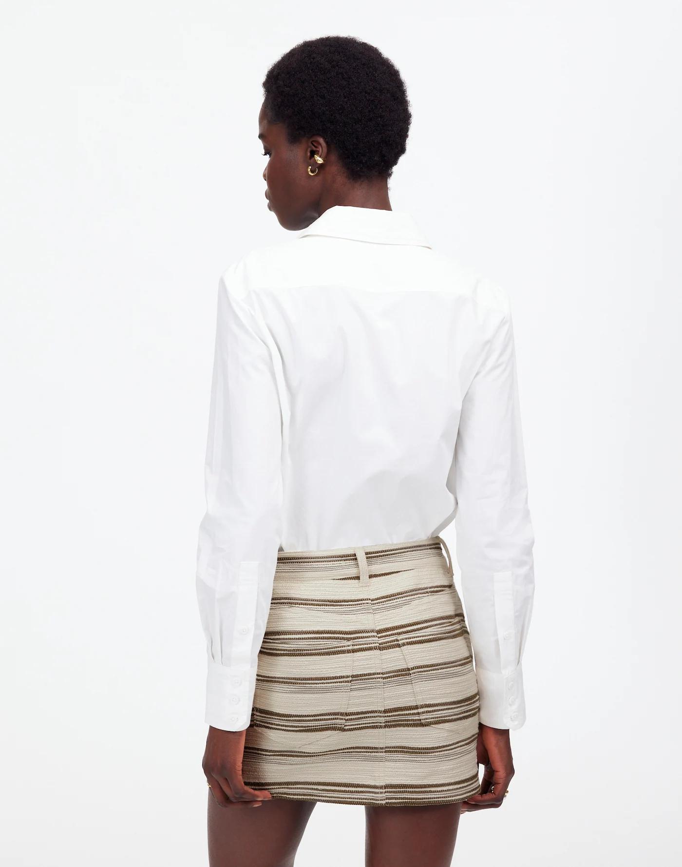 Mini Skirt in Striped Tweed Product Image