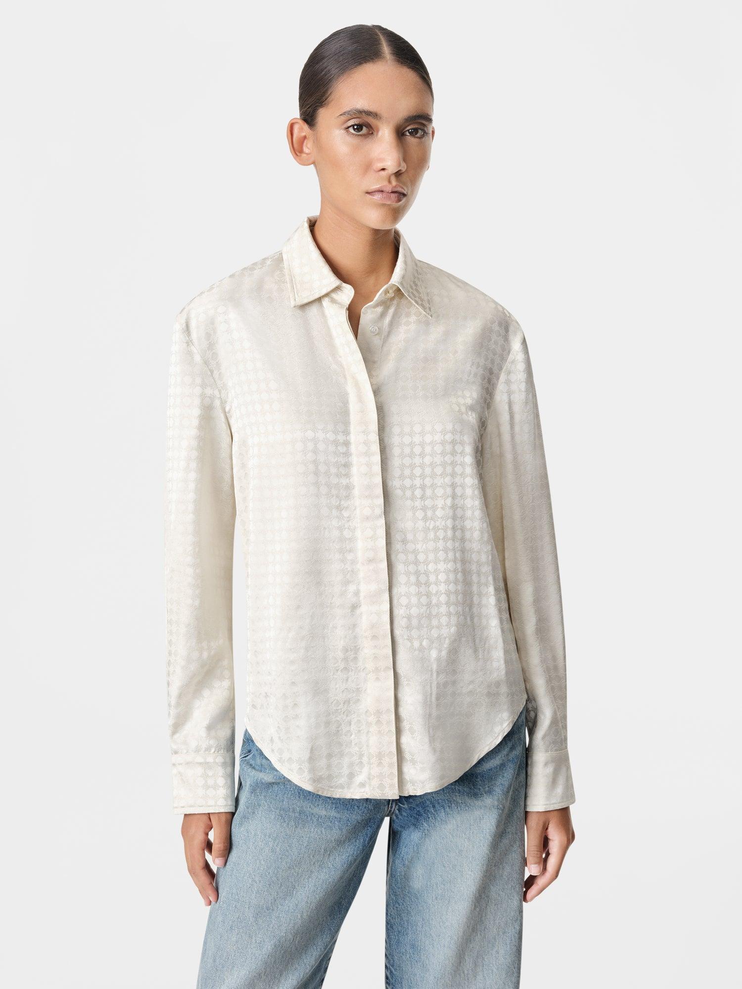 WOMEN - WOMEN'S MA QUAD LONG SLEEVE SHIRT - Alabaster Female Product Image