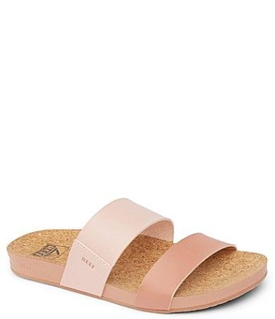 Reef Womens Cushion Bounce Vista Double Strap Slide Sandals Product Image