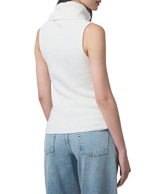 Splendid X Cella Jane Blog Boucle Knit Turtleneck Sleeveless Tank Top Product Image