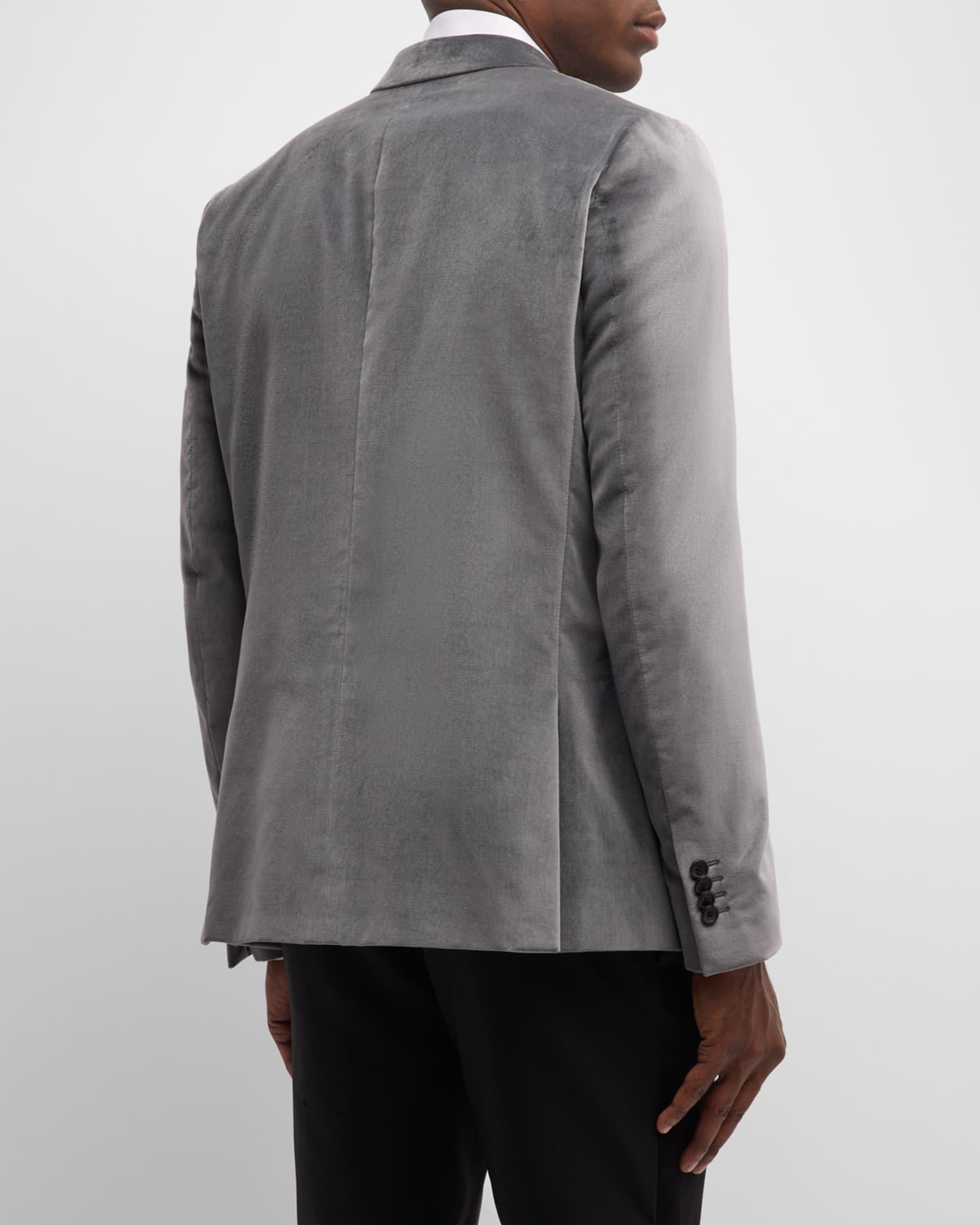 Men's Velvet Tuxedo Jacket Product Image