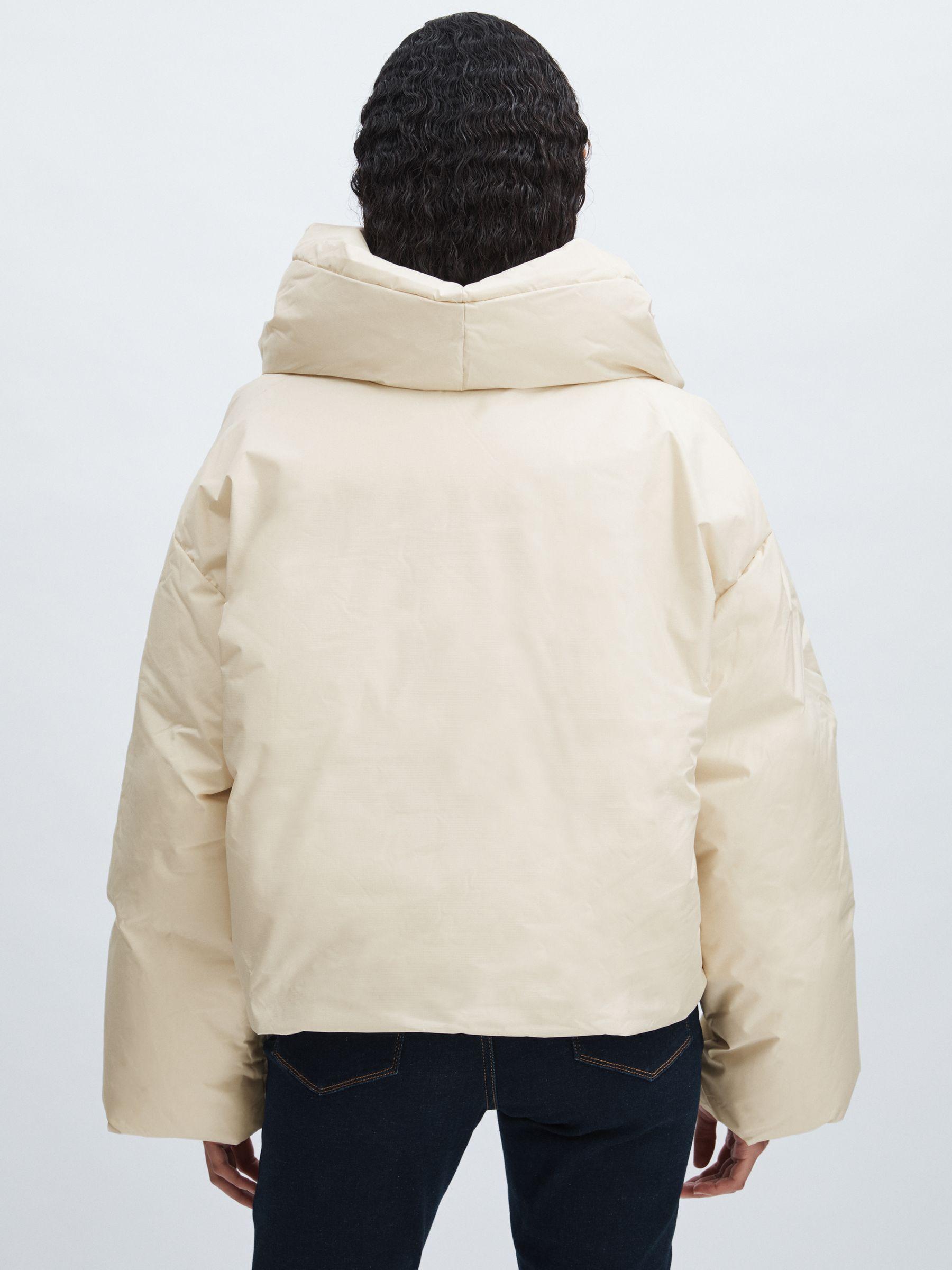 Meotine Oversized Puffer Jacket in Cream Product Image