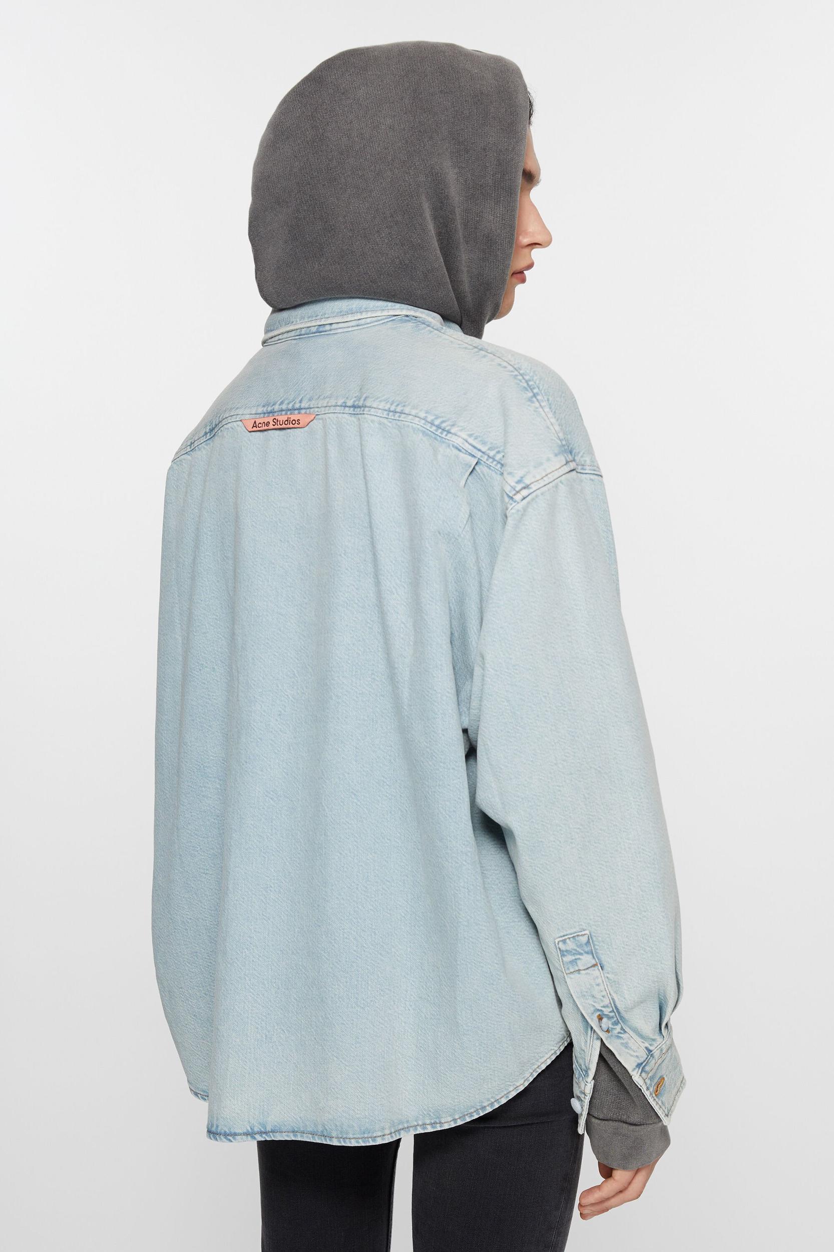 Denim button-up shirt - Relaxed fit Product Image