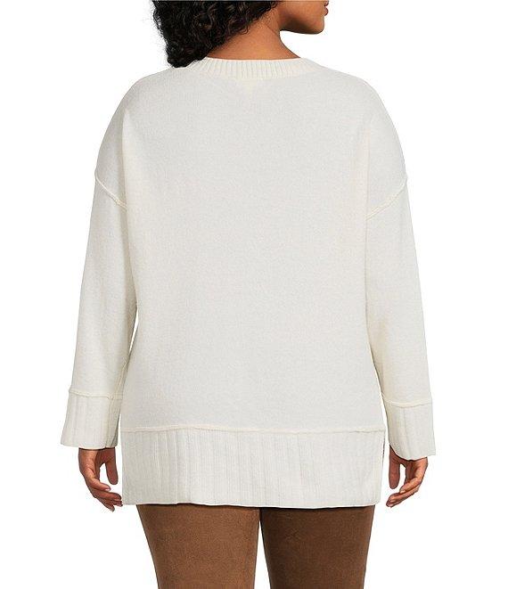 Westbound Plus Wool Blend Long Sleeve Crew Neck Sweater Product Image