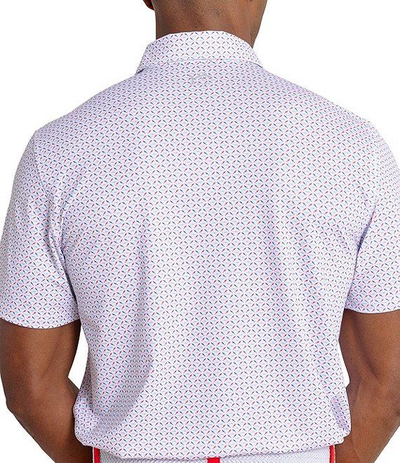 Southern Tide Driver Fin-Tastic Catch Printed Short Sleeve Polo Shirt Product Image