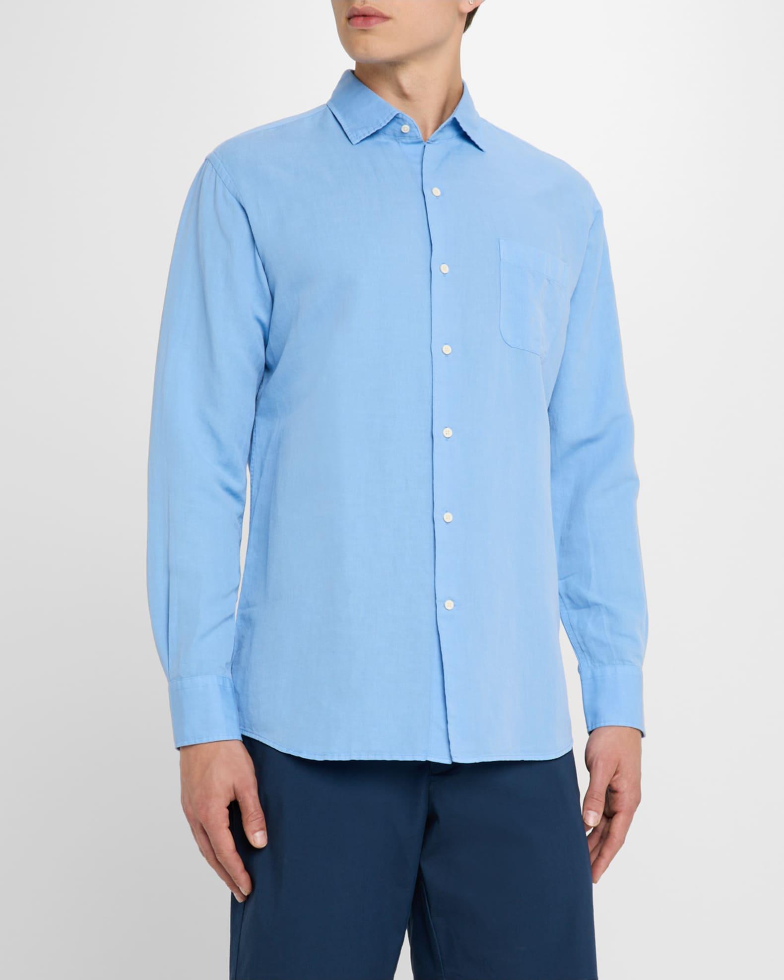 Men's Canal Linen and Cotton Sport Shirt Product Image