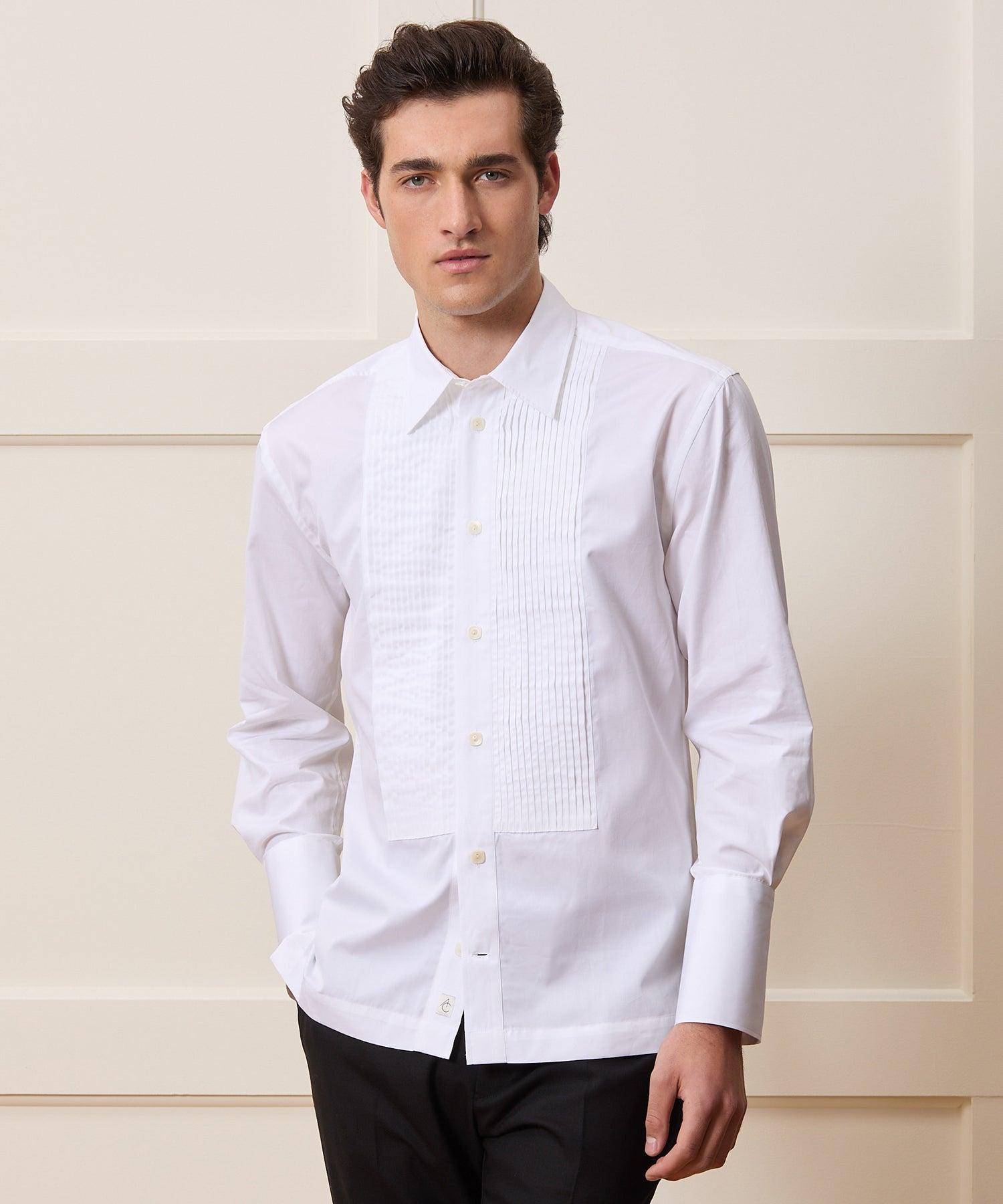 Armando Cabral Pleat Bib Tuxedo Shirt Product Image