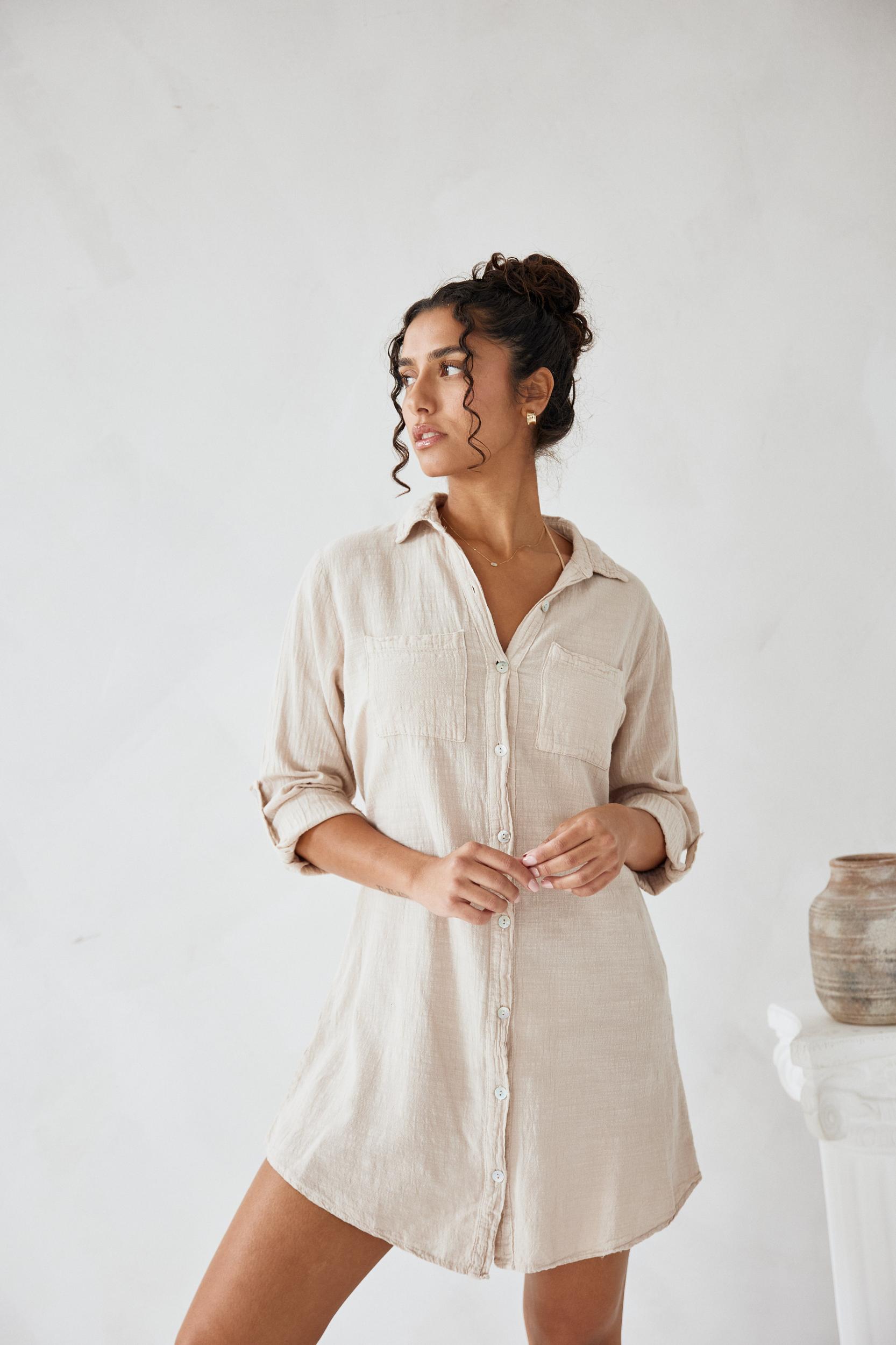 Cabana Shirt Dress Product Image