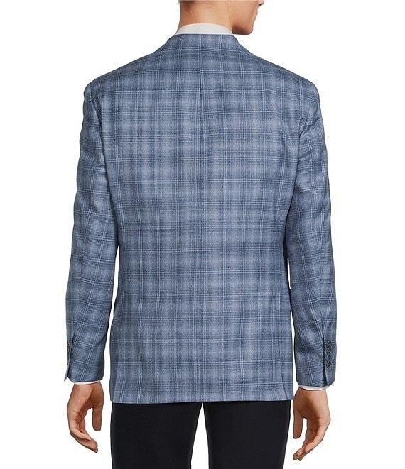 Hart Schaffner Marx New York Modern Fit Plaid Pattern Wool Sport Coat Product Image