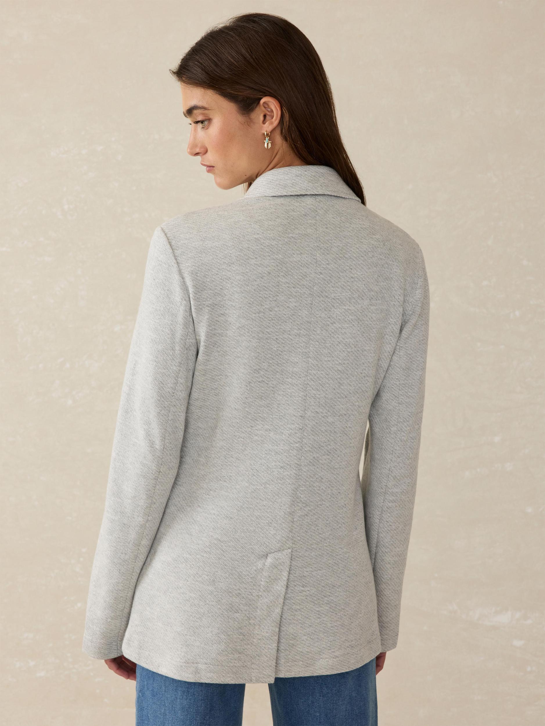Inlet Knit Blazer - Heather Grey Female Product Image