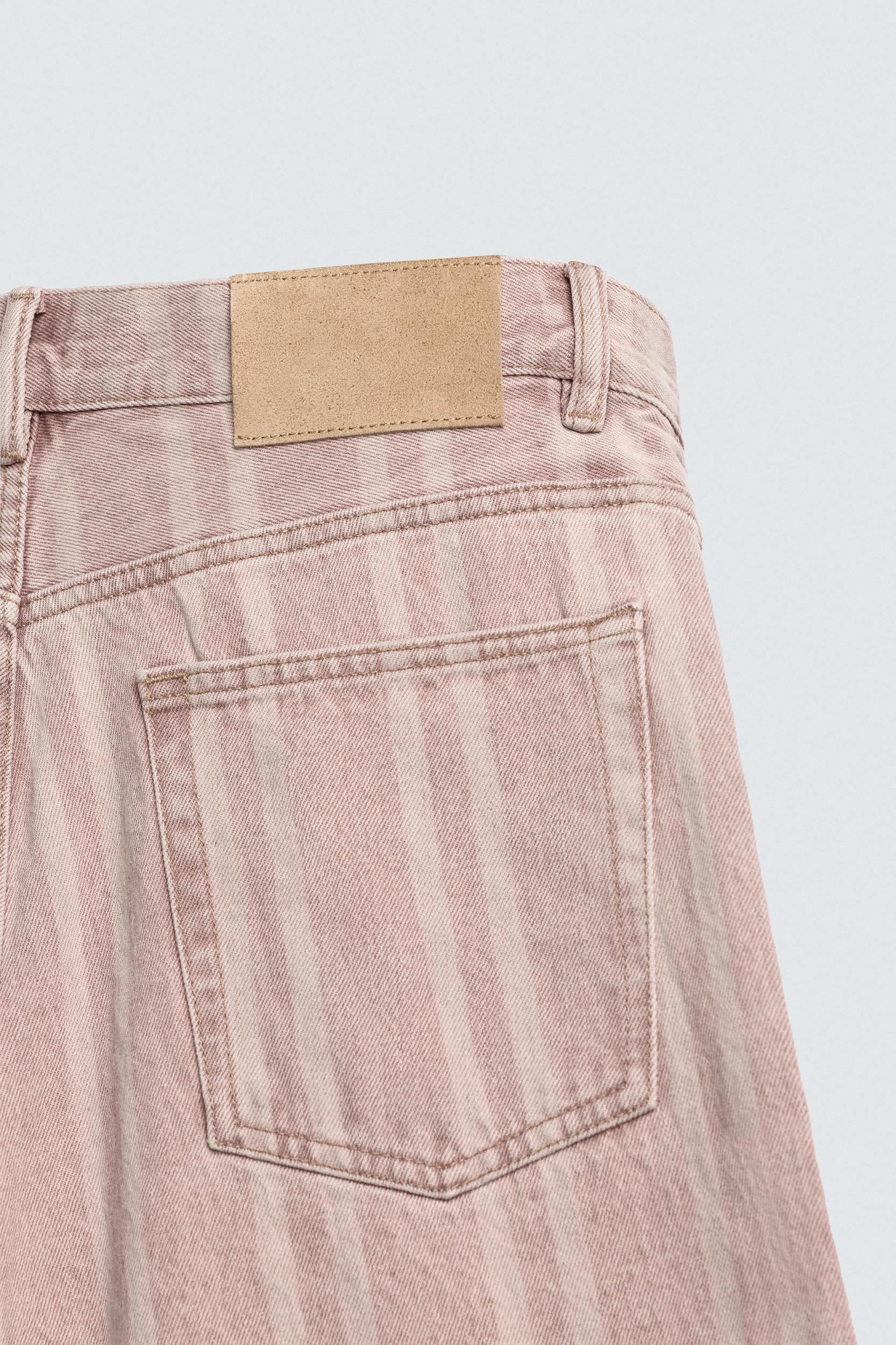 STRIPED RELAXED FIT JEANS Product Image