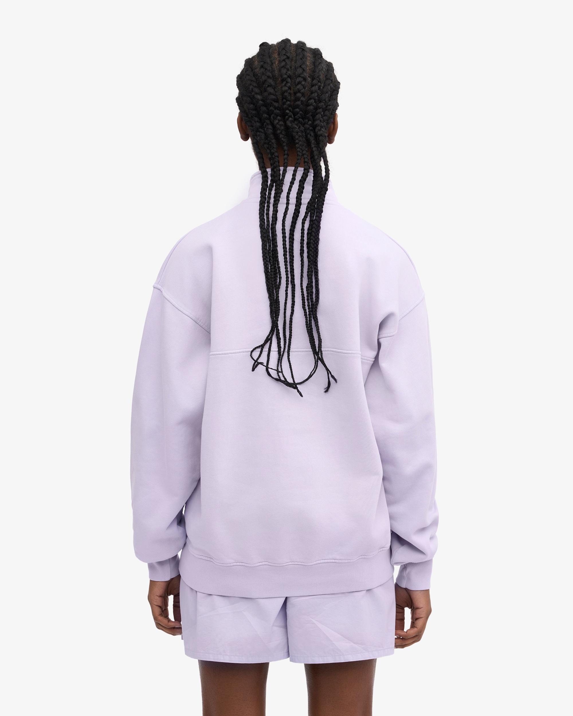 Organic Quarter Zip - Soft Lavender Product Image