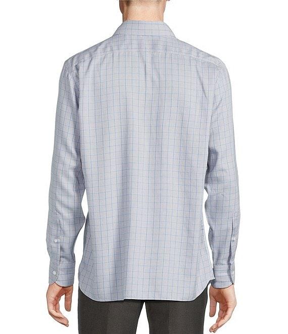 Daniel Cremieux Signature Label Non-Iron Windowpane Long Sleeve Woven Shirt Product Image