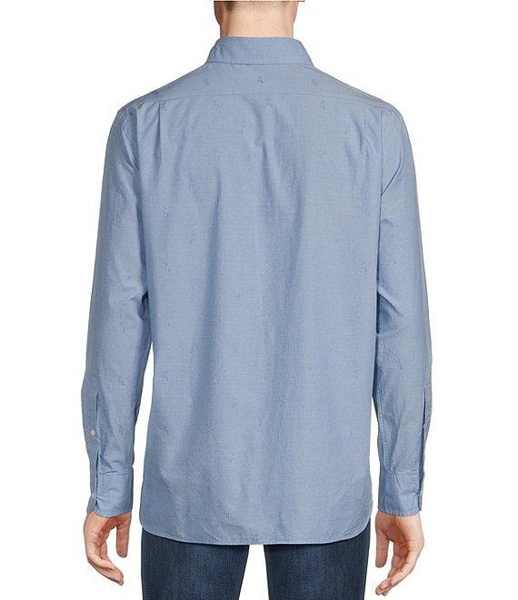 Cremieux Blue Label Chuck Jacquard Oxford Long Sleeve Woven Shirt Product Image