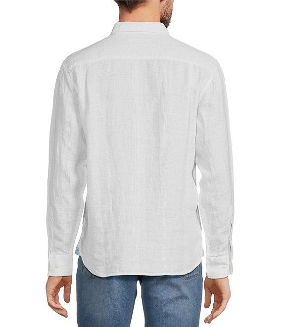 Tommy Bahama Paradisio Plaid Linen Long Sleeve Woven Shirt Product Image