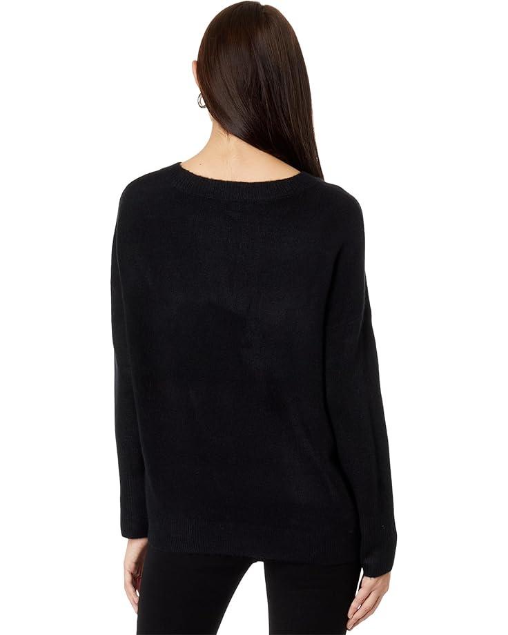 V-Neck Cozy Cotton Wedged Pullover Product Image