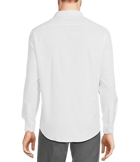 Murano Big & Tall Wardrobe Essentials Dobby Stretch Long Sleeve Woven Shirt Product Image