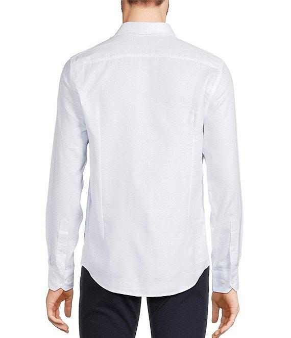 Murano Slim Fit Diamond Dobby Long Sleeve Woven Shirt Product Image