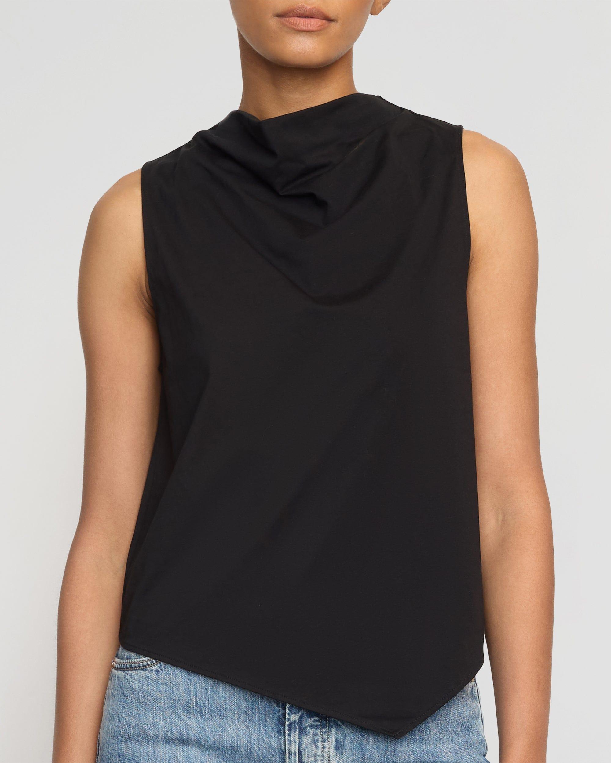 Marjorie Asymmetric-Hem Tee Product Image