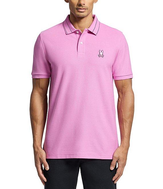 Psycho Bunny Ivins Pima Pique Short Sleeve Polo Shirt Product Image