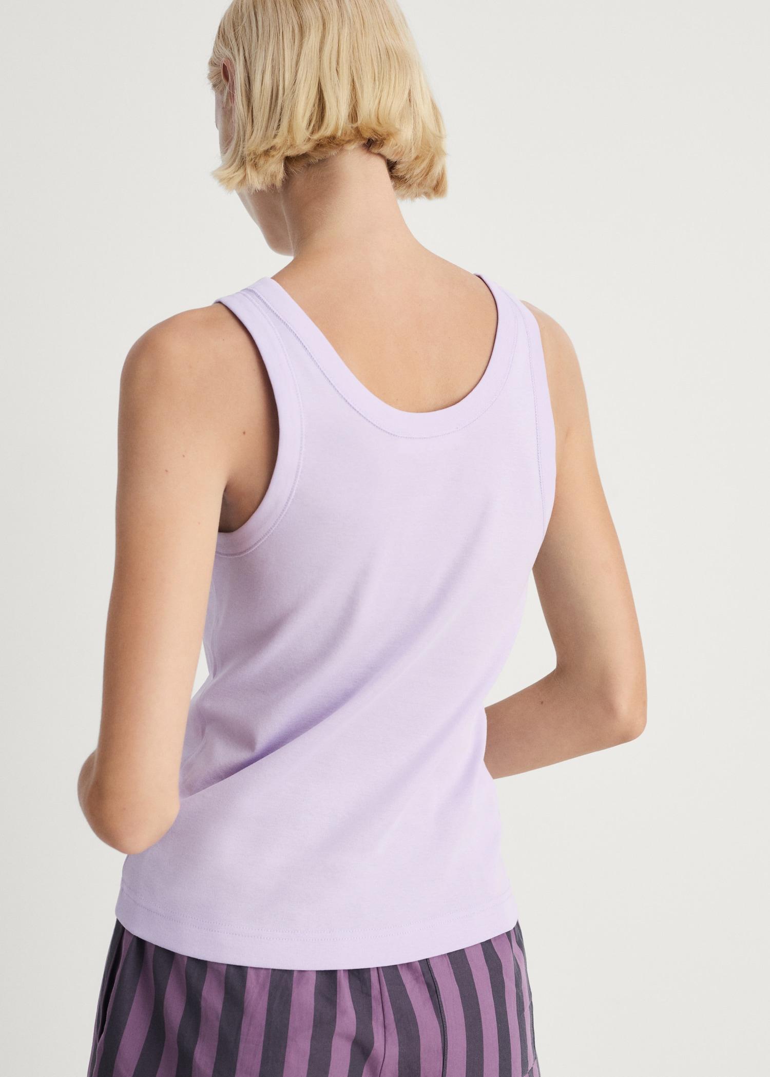 Cotton top with straps - Women | MANGO USA Product Image