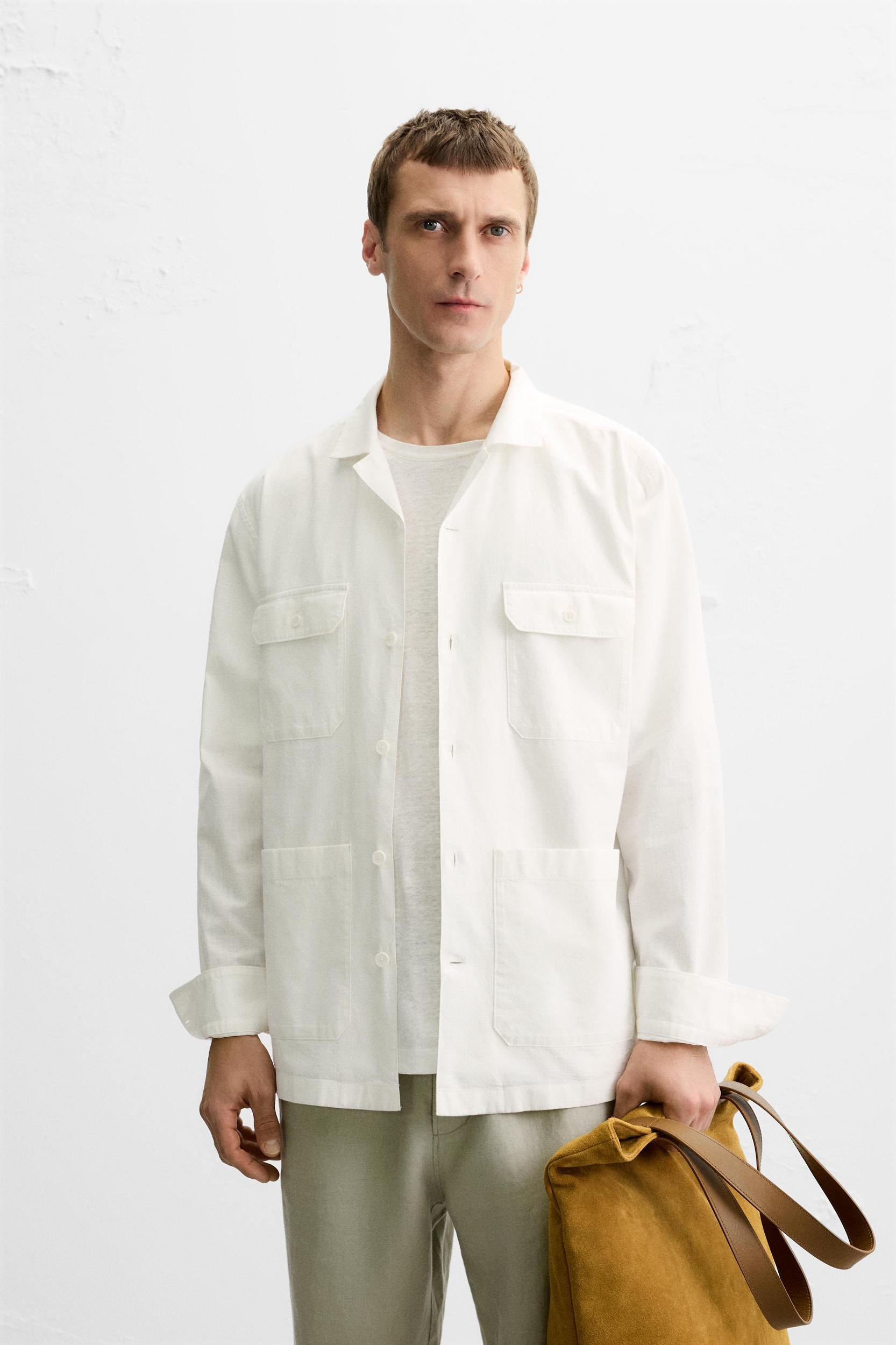 COTTON SHIRT WITH POCKETS Product Image