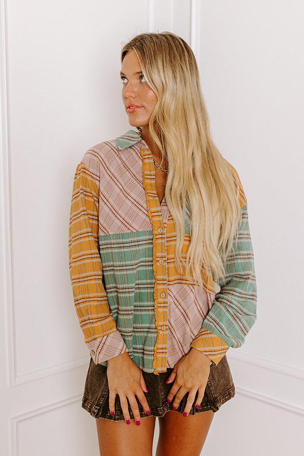 Mountain Overlook Colorblock Flannel Product Image