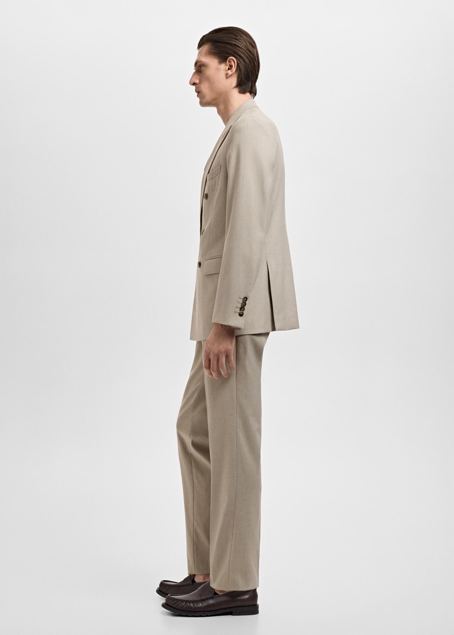 Monaco slim-fit suit pants - Men | MANGO USA Product Image