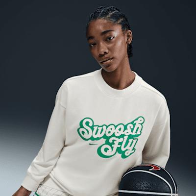 Nike Swoosh Fly Women's Dri-FIT Oversized French Terry Basketball Sweatshirt Product Image