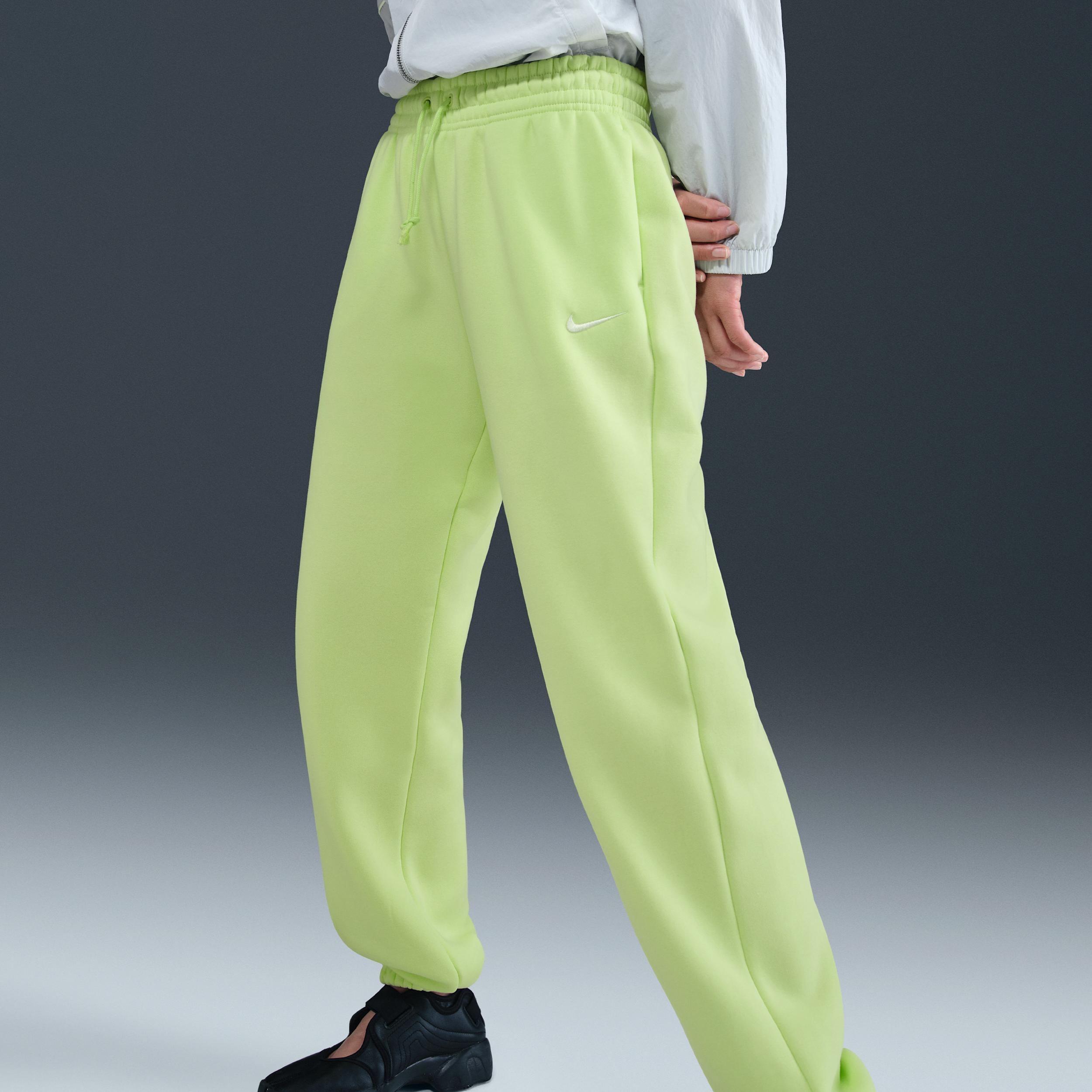 Womens Nike Sportswear Phoenix Fleece High-Waisted Oversized Sweatpants | FZ5996-360 Product Image