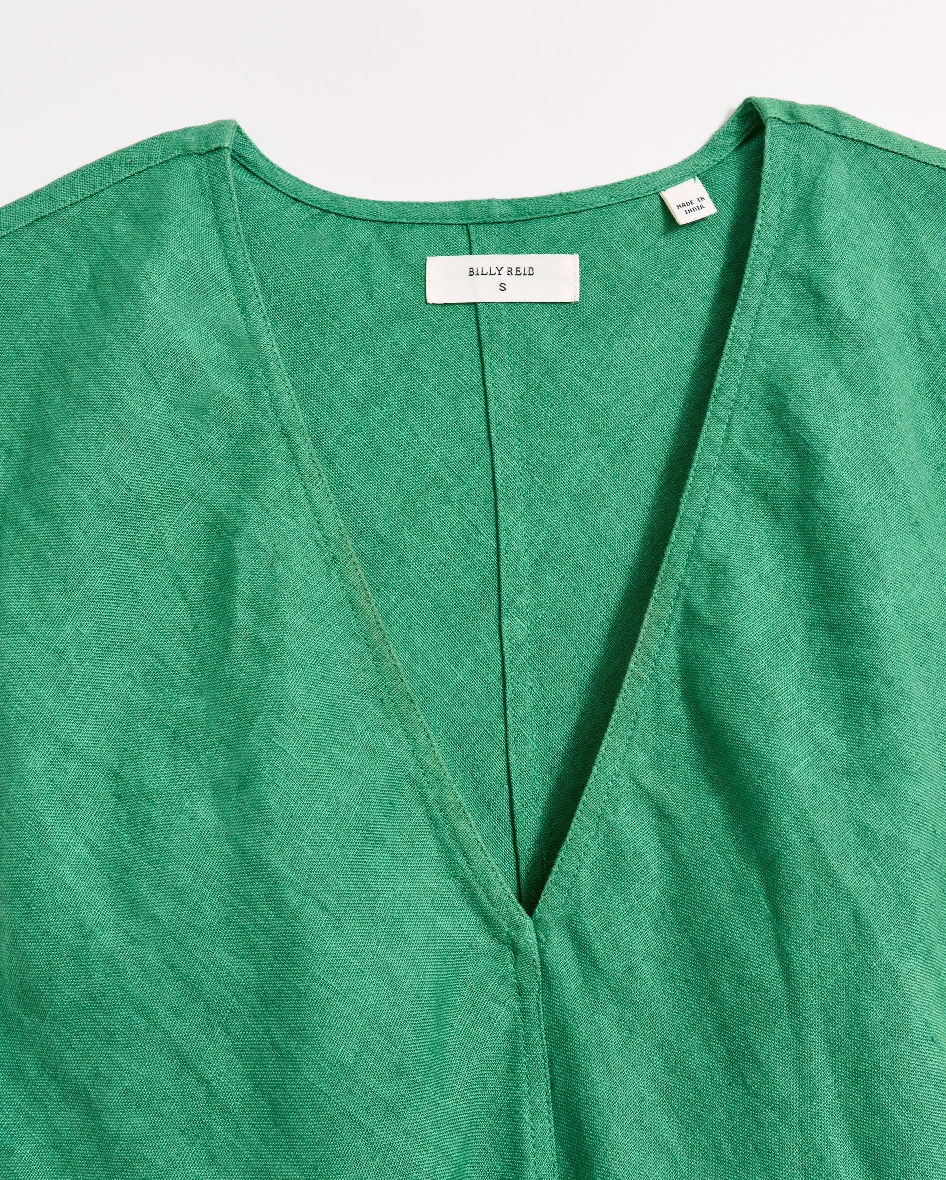 Maxi Bias Linen Dress -  Product Image