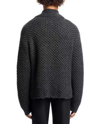 Wool Blend Sweater with Integrated Scarf  Product Image