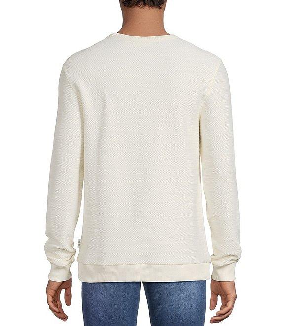 Rowm Long Sleeve Herringbone T-Shirt Product Image