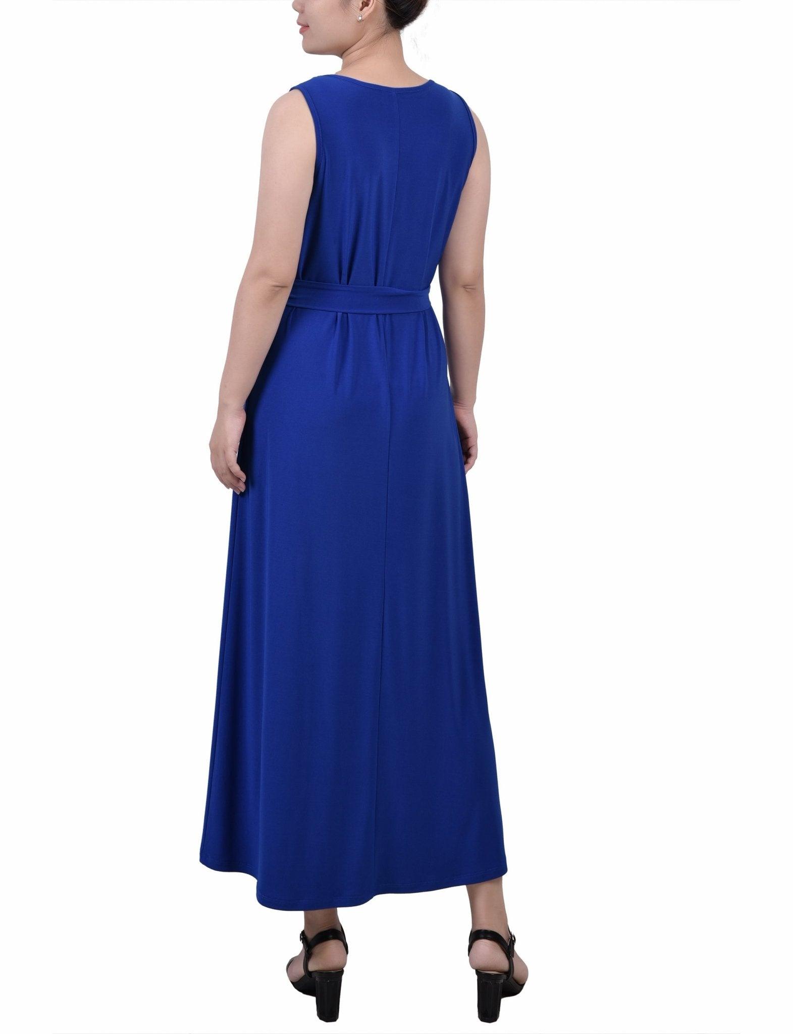 Surf The Web Ankle Length Sleeveless Dress - Petite Product Image
