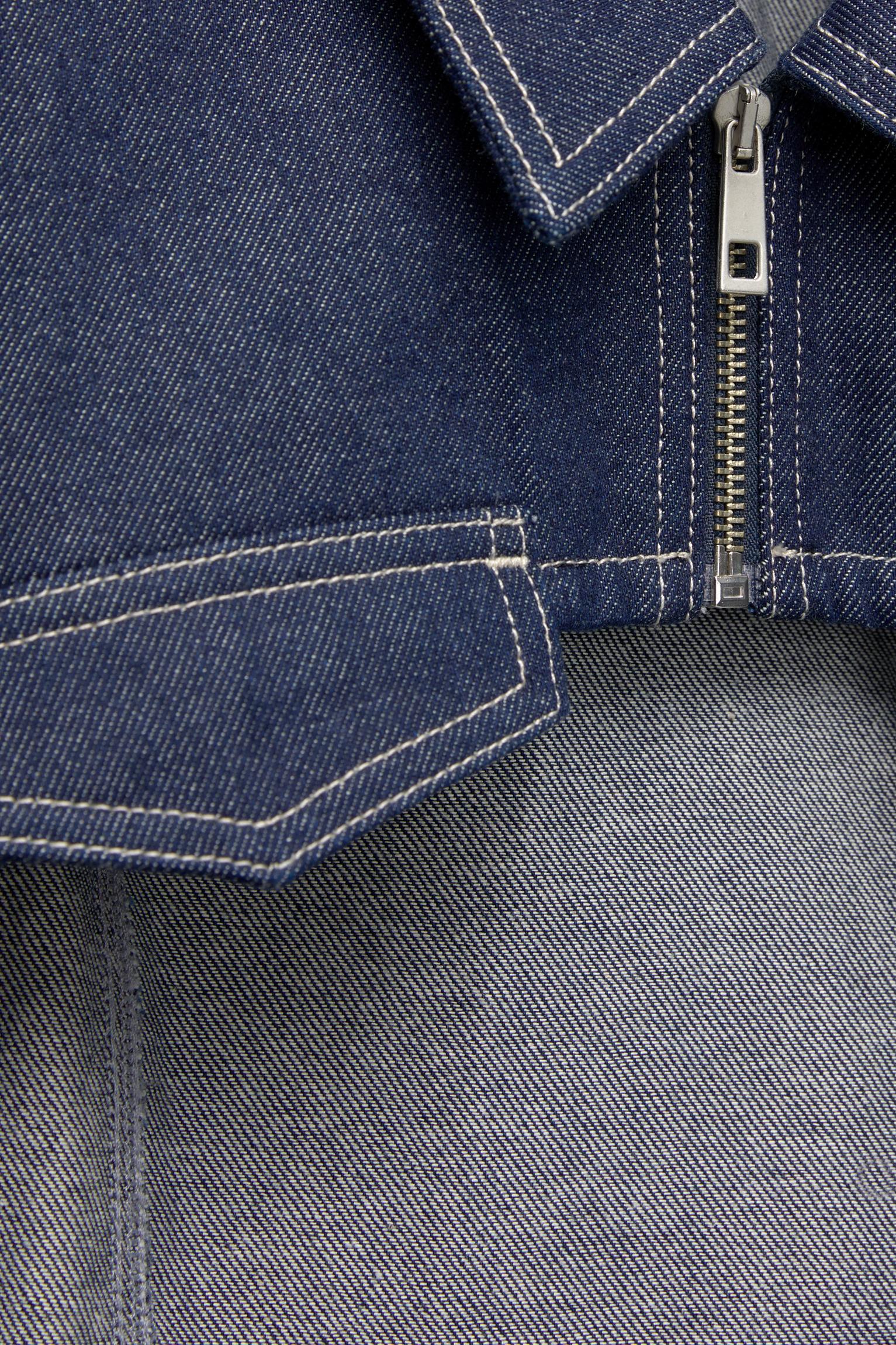 Super cropped denim jacket Product Image